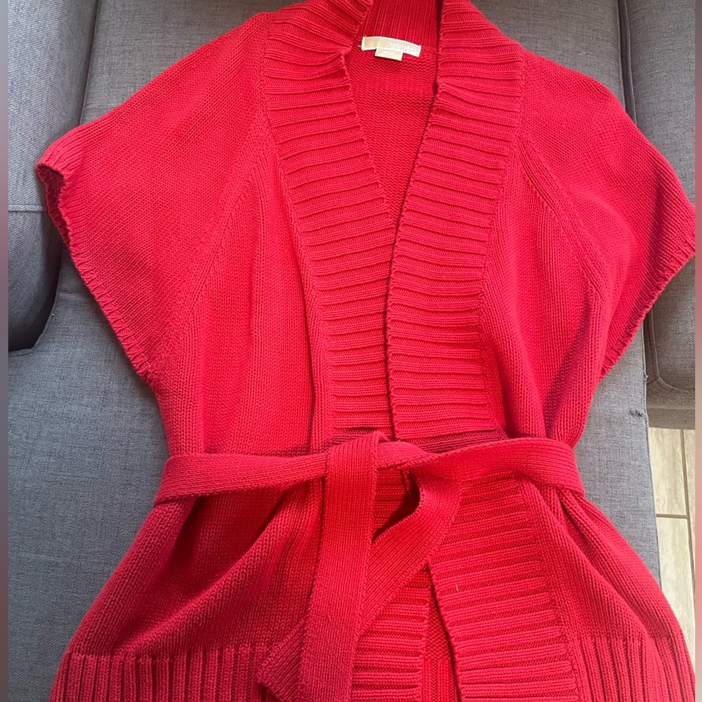 Michael Kors Vibrant Red Knit Sweater